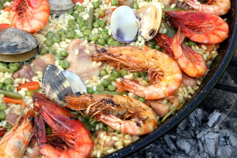 Paella dish